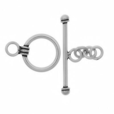 Sterling Silver Toggle Clasps 9.5 mm x 13 mm - C3022
