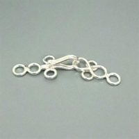 Sterling Silver Hook Clasps Length : 35.5 mm - C3037