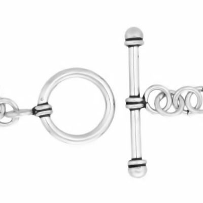 Sterling Silver Toggle Clasps Ø 12.4mm - C3042
