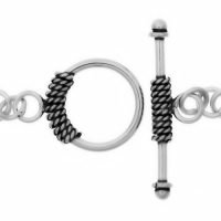 Sterling Silver Toggle Clasps Ø 13mm - C3043