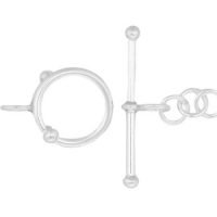 Sterling Silver Toggle Clasps Ø 12mm - C3059
