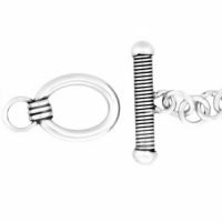 Sterling Silver Toggle Clasps Ø 11mm - C3060