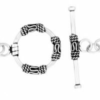 Sterling Silver Toggle Clasps Ø 18mm - C3062