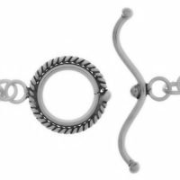 Sterling Silver Toggle Clasps Ø 17mm - C3064