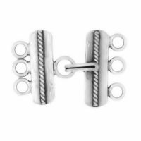 Sterling Silver Hook Clasps 25x16.3mm - C3100
