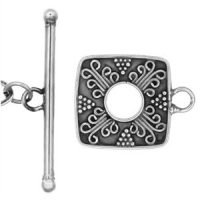 Sterling Silver Toggle Clasps 14x14.5mm - C3175