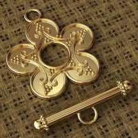 Sterling Silver Toggle Clasps 22mm, 24mm bar - C3176