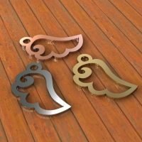 Sterling Silver Wing Charms - CH052