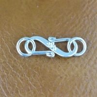 Sterling Silver Clasps L: 17.3mm - C3211