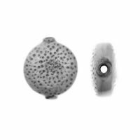 Sterling Silver Fancy Small Beads  10.5x4mm - B1244