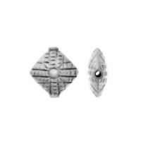 Sterling Silver Fancy Small Beads  12x5mm - B1250