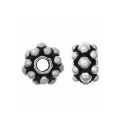 Sterling Silver Spacer Beads  5x8mm - S5007