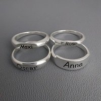Personalized Jewelry - Sterling Silver Rings