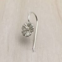Sterling Silver Flower Earwire