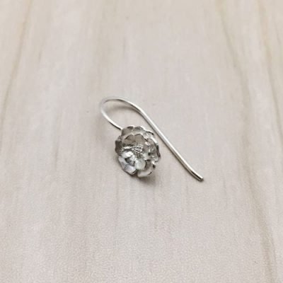 Sterling Silver Flower Earwire