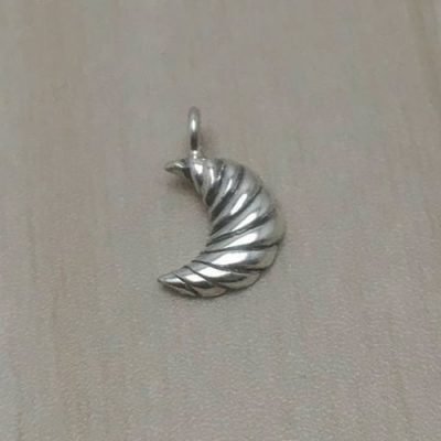 Sterling Silver Crescent Moon Charm