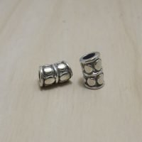 Sterling Silver Curve Tube Beads