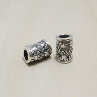 Sterling Silver Curve Tube Beads