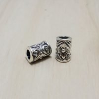 Sterling Silver Curve Tube Beads