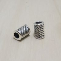 Sterling Silver Curve Tube Beads