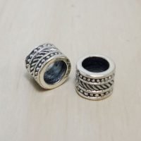 Sterling Silver Tube Beads