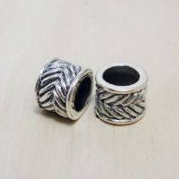 Sterling Silver Tube Beads