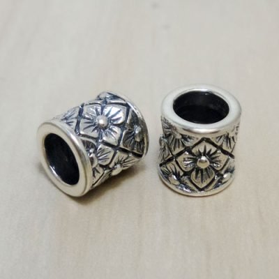 Sterling Silver Tube Beads