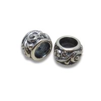 sterling silver beads round