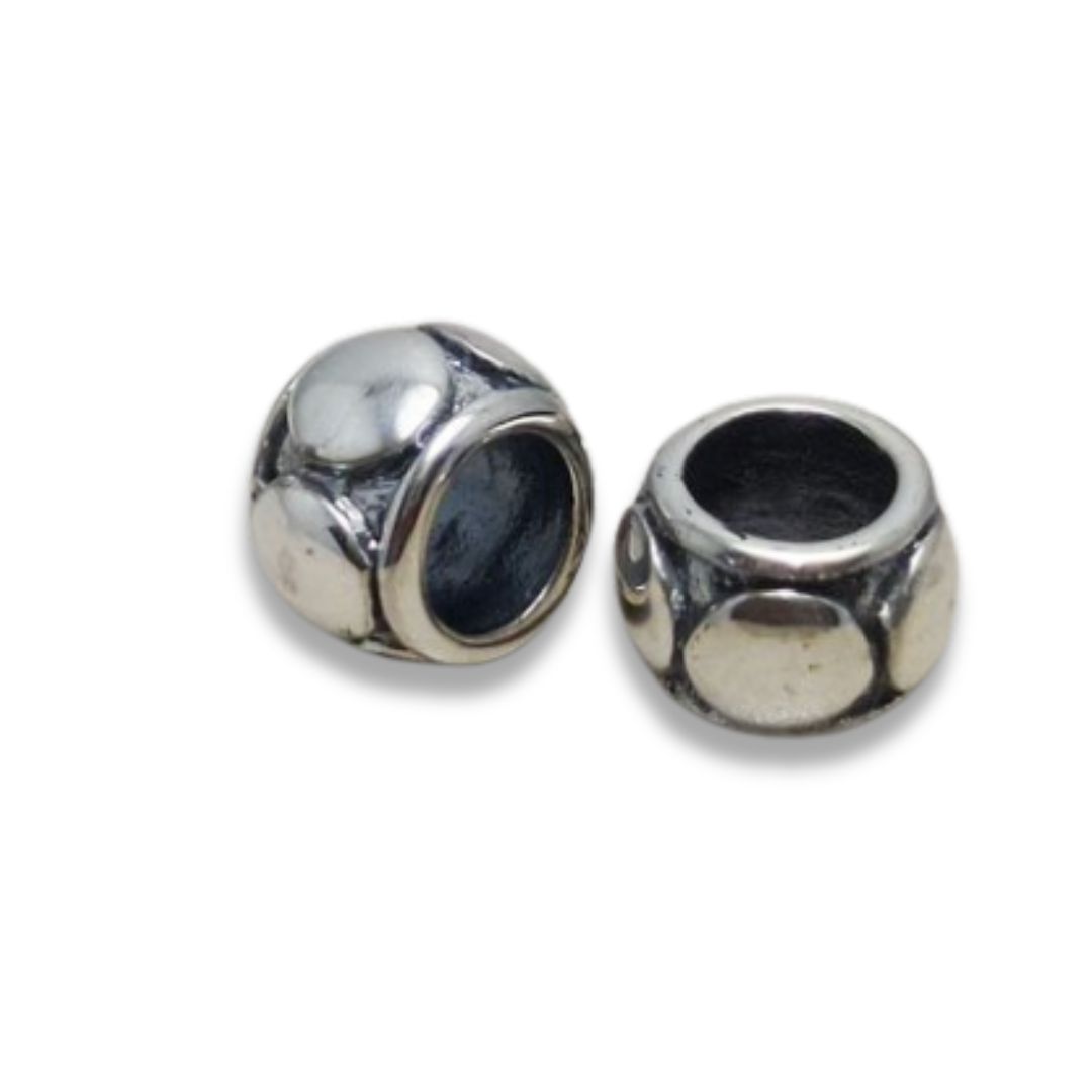 sterling silver beads round