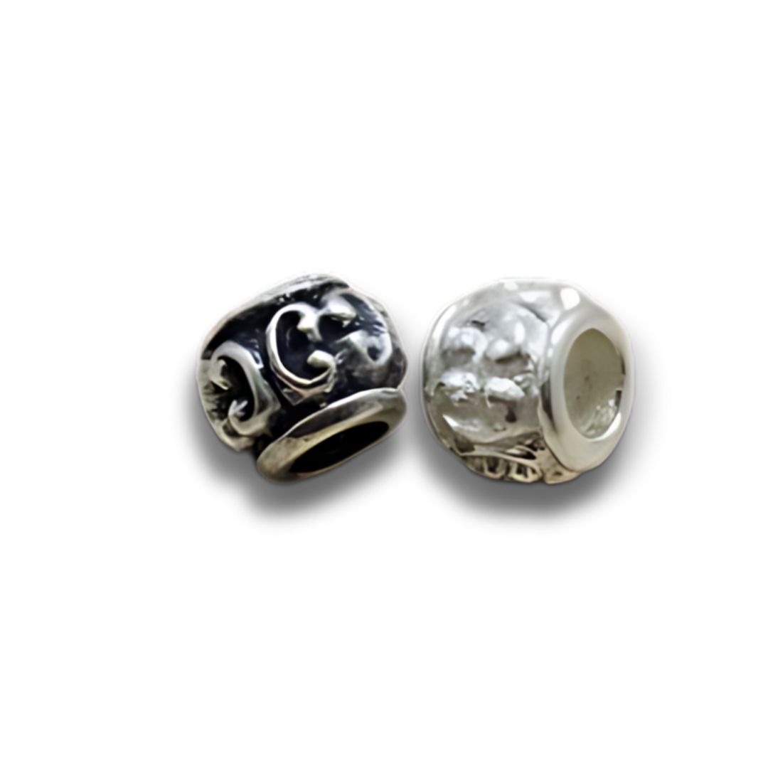 sterling silver beads round