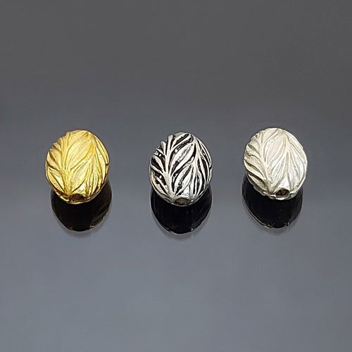 Sterling Silver Oval Beads