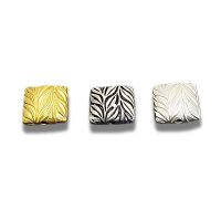 Sterling Silver Square Beads 10x10mm - B1723