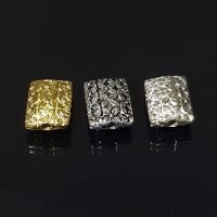 Sterling Silver Rectangle Beads