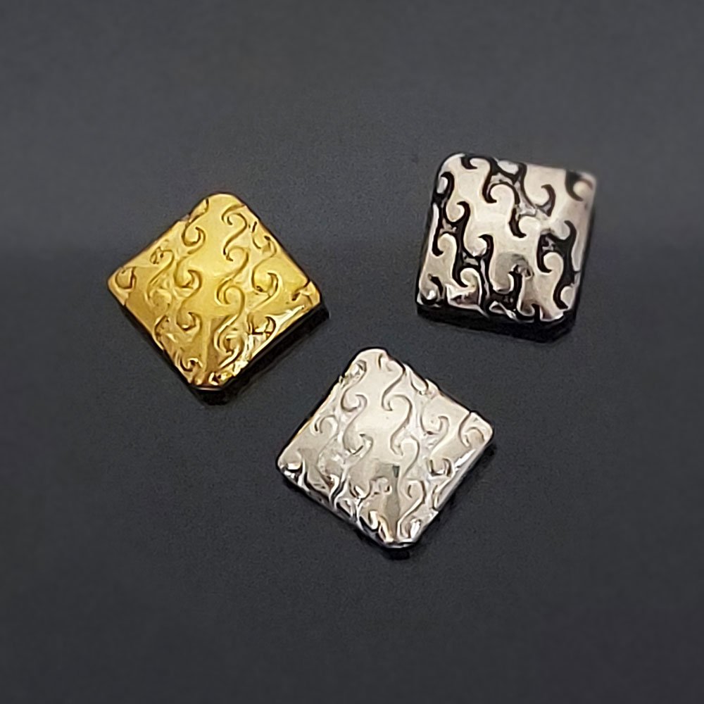 Sterling Silver Diamond Beads