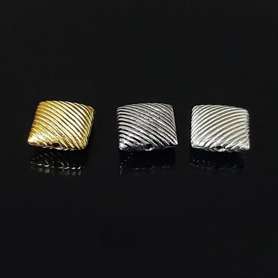 Sterling Silver Square Beads
