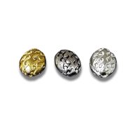 Sterling Silver Oval Beads 10×7.5mm - B1762