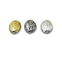 Sterling Silver Oval Beads 10×7.5mm - B1766