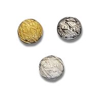 Sterling Silver Round Beads 10×6.5mm – B1756