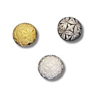 Sterling Silver Round Beads 10×6.5mm – B1760