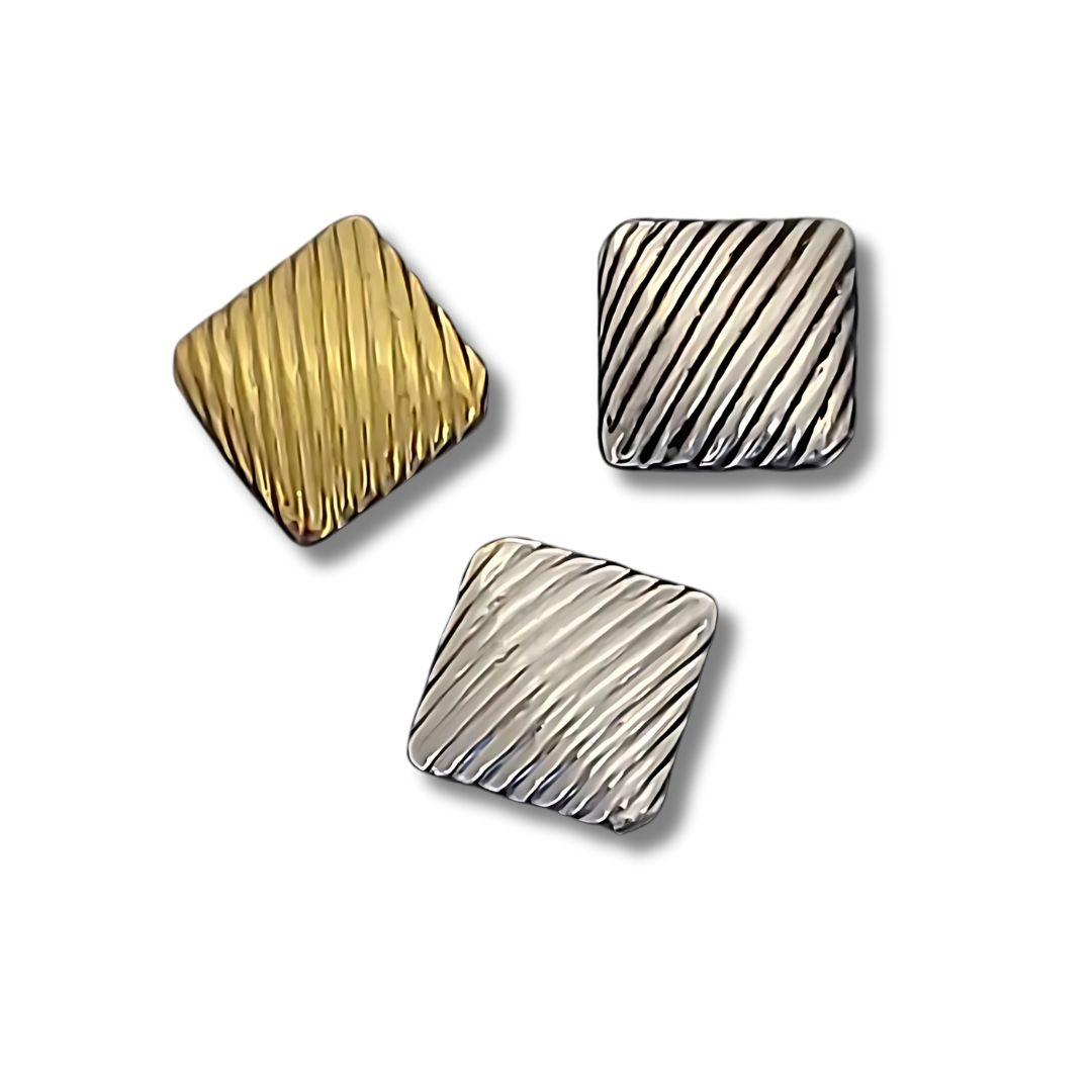 sterling silver beads square