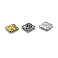 Sterling Silver Diamond Beads 10x10mm - B1745