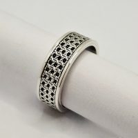 sterling silver ring band bali silver jewelry