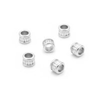 silver plated bali brass spacer bead