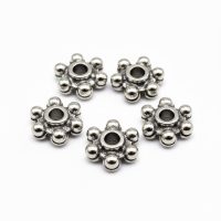 Antique Silver Plated Brass Bead Caps 2.5×6 mm – CAP108
