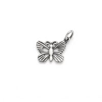 silver plated brass butterfly charm CH120X